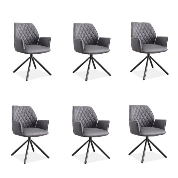 6 כסאות מעוצבים דגם סיינה