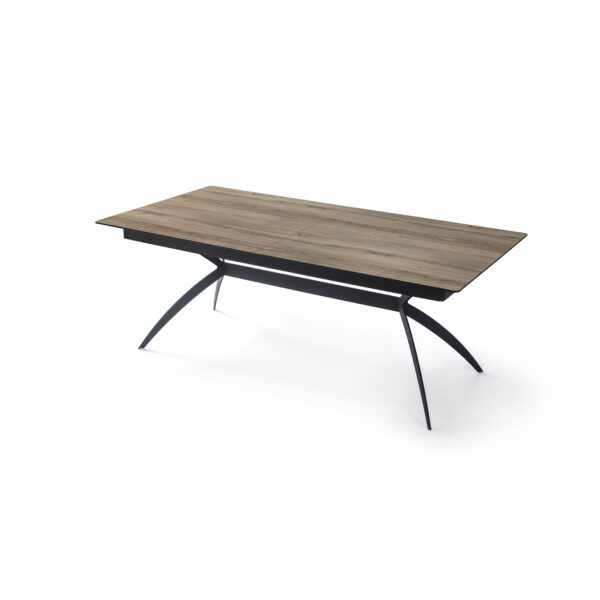 שולחן אוכל מלבני דמוי עץ טבעי דגם קונקורד - 14 סועדים