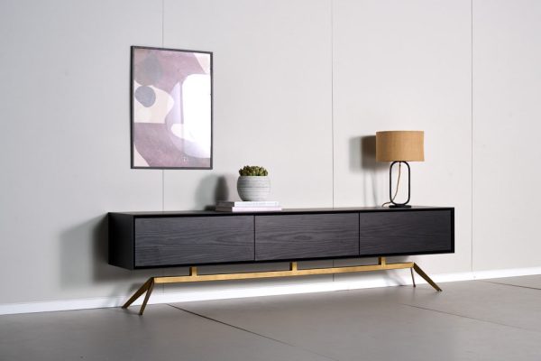 מזנון דגם אסטרו דמוי אלון שחור