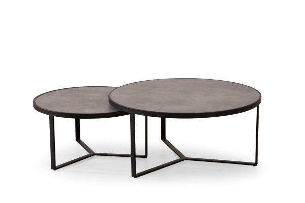 סט שולחנות דמוי בטון דגם טיאגו