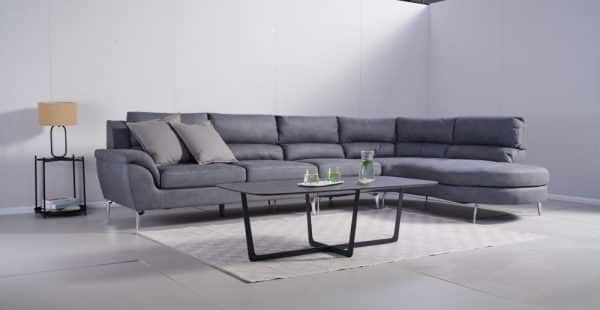 מערכת ישיבה פינתית בעלת סגנון מודרני דגם אמבסדור