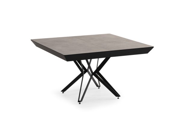 שולחן אוכל מרובע נפתח דגם אקובה - 12 סועדים