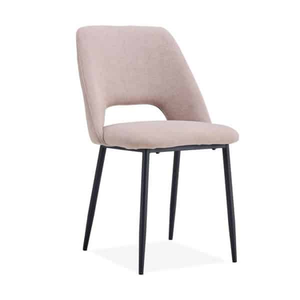 6 כסאות מעוצבים דגם נומה בבד בוקלה