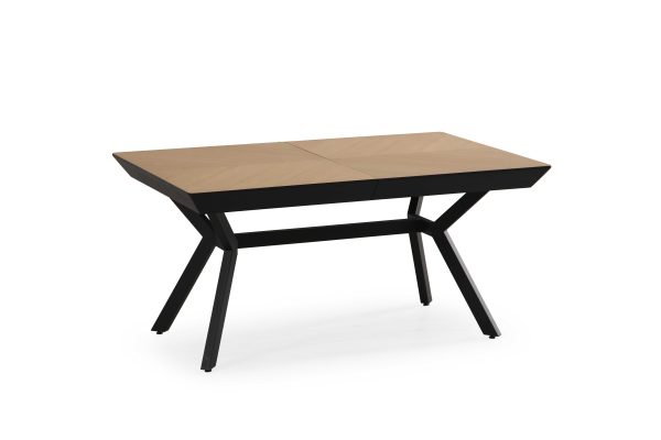 שולחן אוכל מלבני דגם רוגן בגימור אלון טבעי פישבון - 16 סועדים