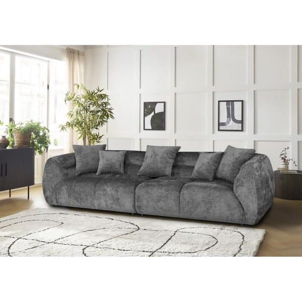 ספת רביצה מפנקת דגם פראדו בצבע אפור כהה