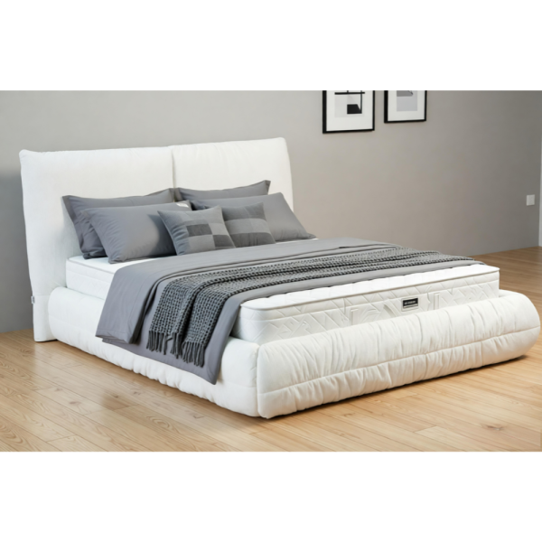 מיטה מעוצבת דגם פרימו - צבע בז'